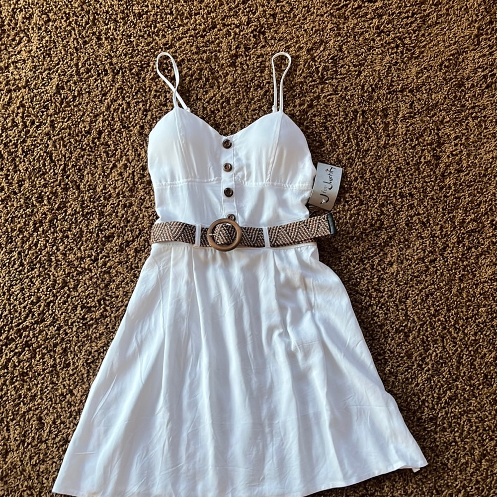 J for Justify Dress,Color white